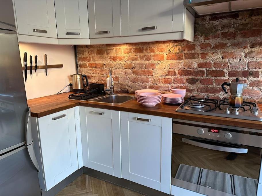 Appartement Stary Mokotow, Z Ogrodkiem à Varsovie Extérieur photo